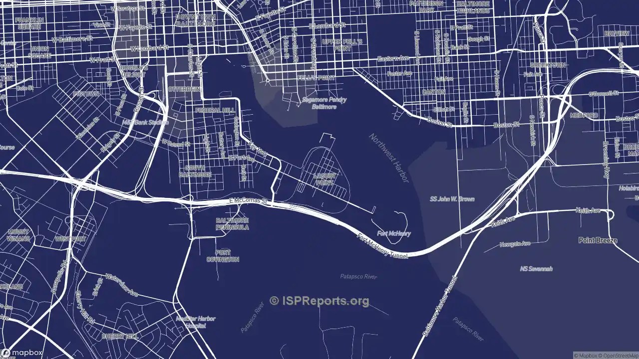 High Speed Providers in Locust Point, Baltimore, MD