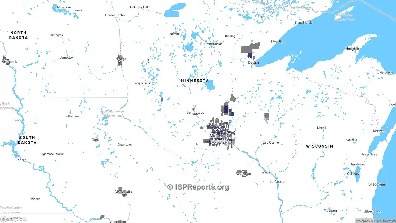 High Speed Providers in Minnesota