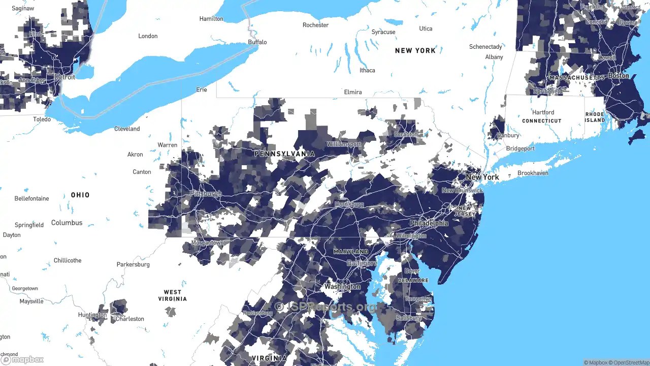 High Speed Providers in Pennsylvania