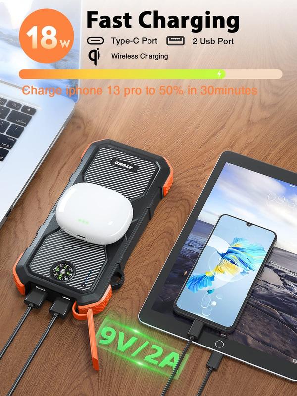 Ryoko Solar Charger Power Bank, солнечное зарядное устройство