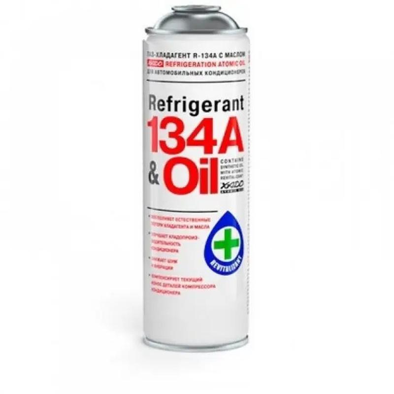 Refrigerant 134A& XADO R134a & Oil Газ (фреон) для заправ... цена 535