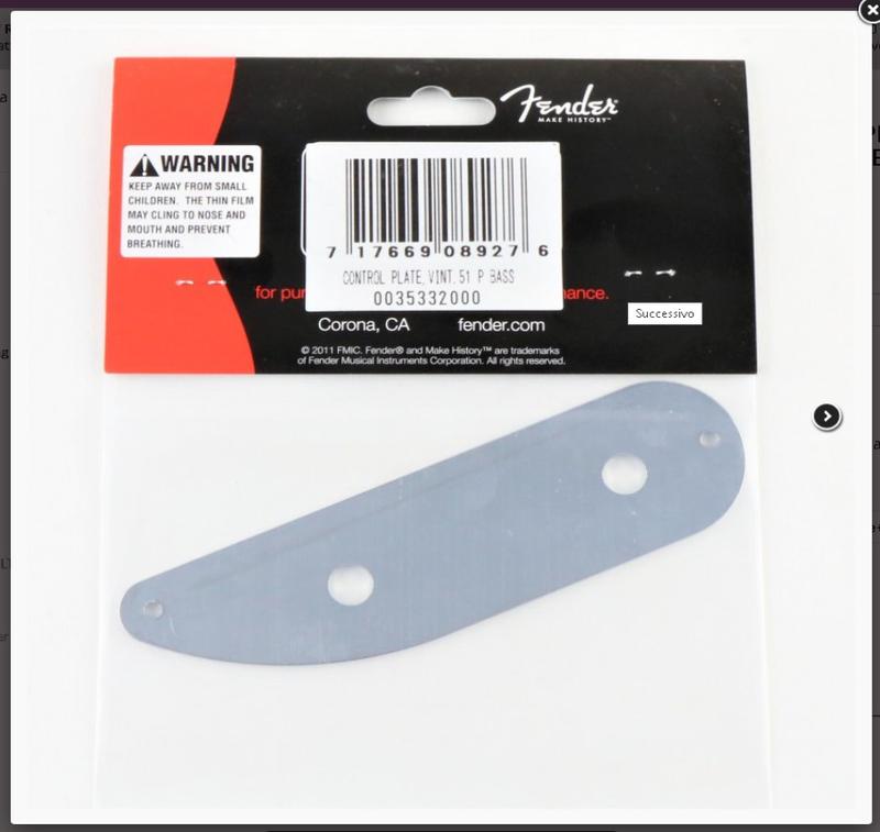 Bass Control Plate '51 Precision Fender Jaguar Панель 420 ₴, купити