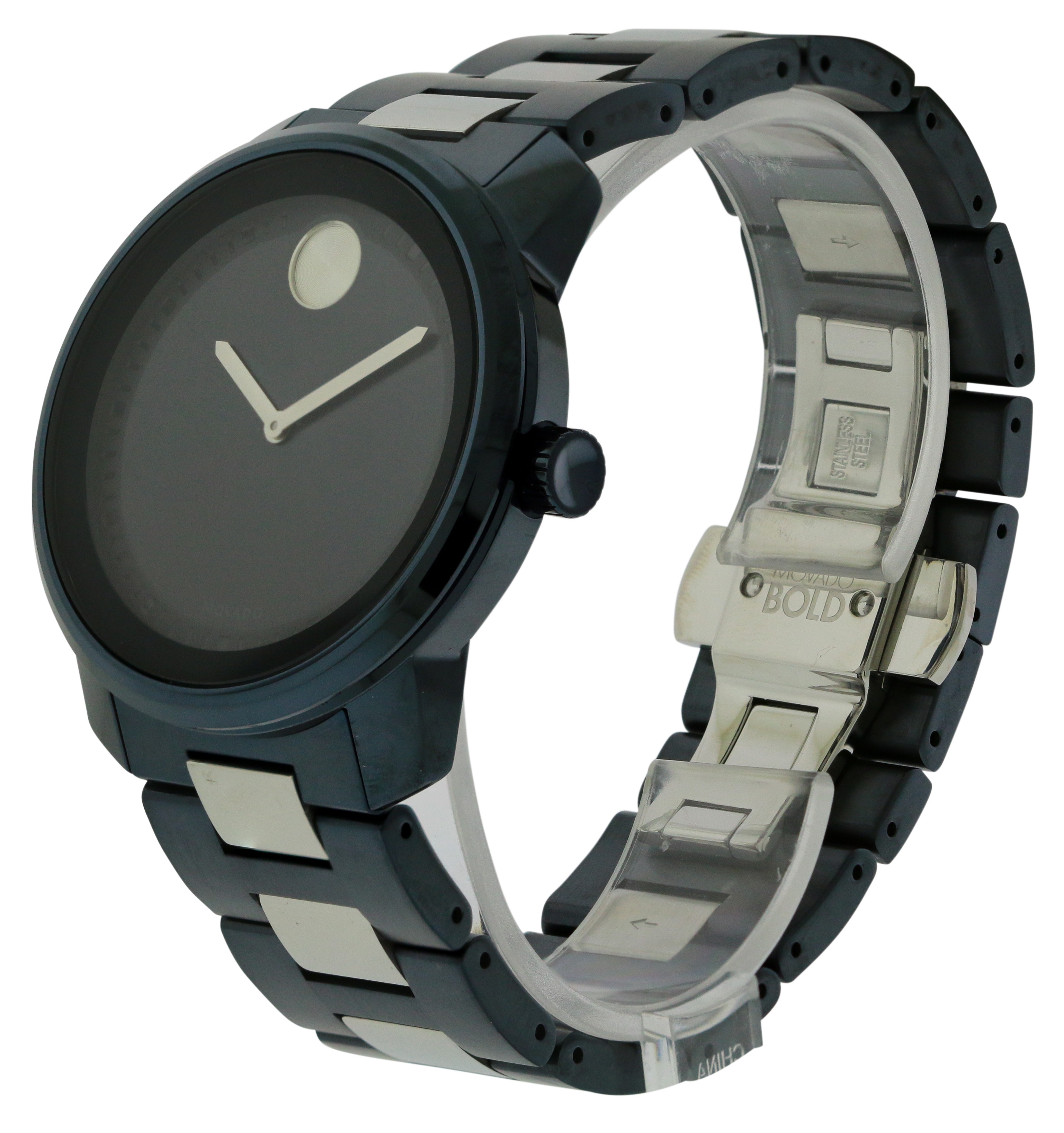 Movado Bold Blue Ion Mens Watch 3600422 885997212199 eBay