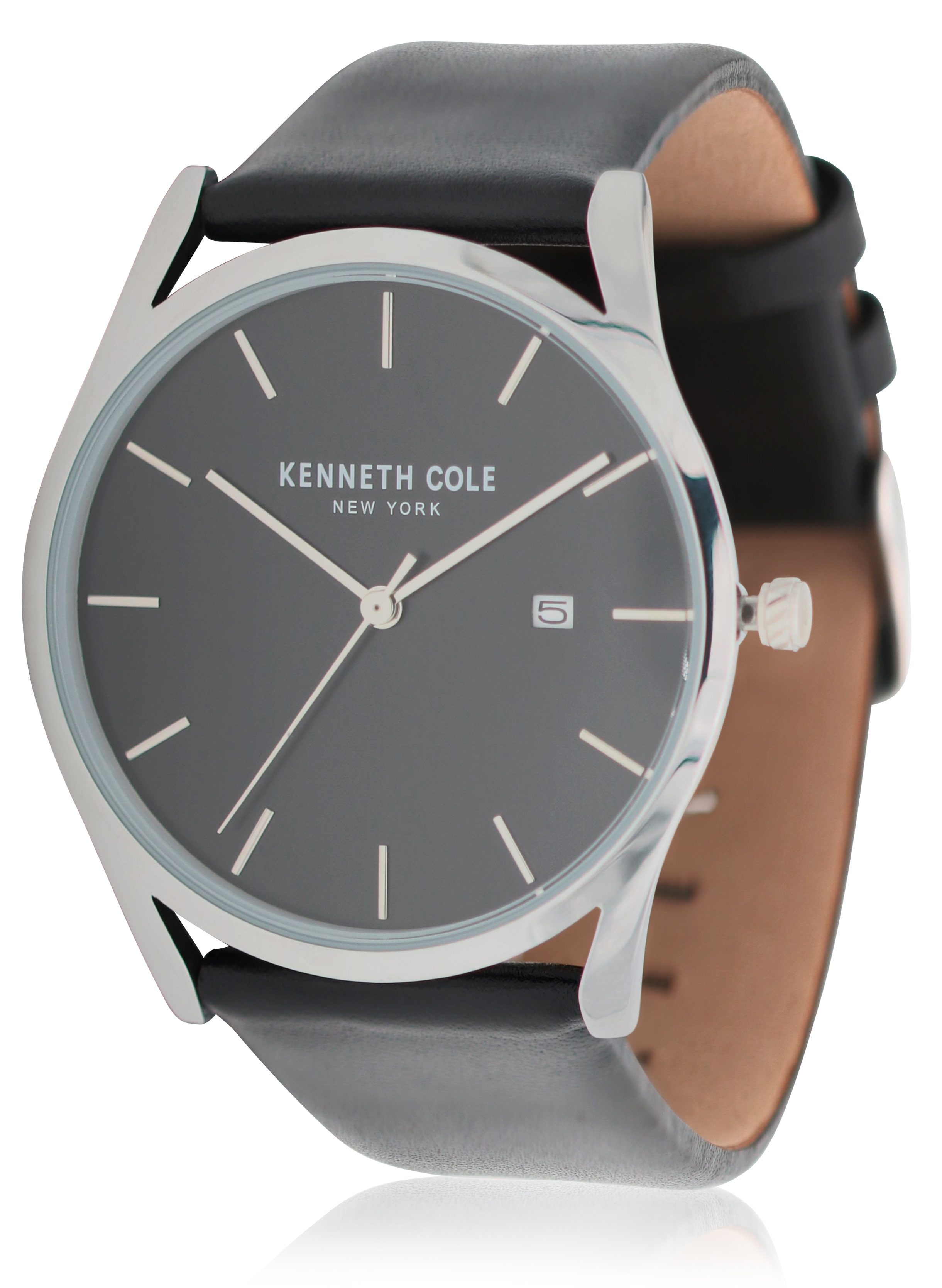 Cole Leather Mens Watch KC50337006 843218099974 eBay