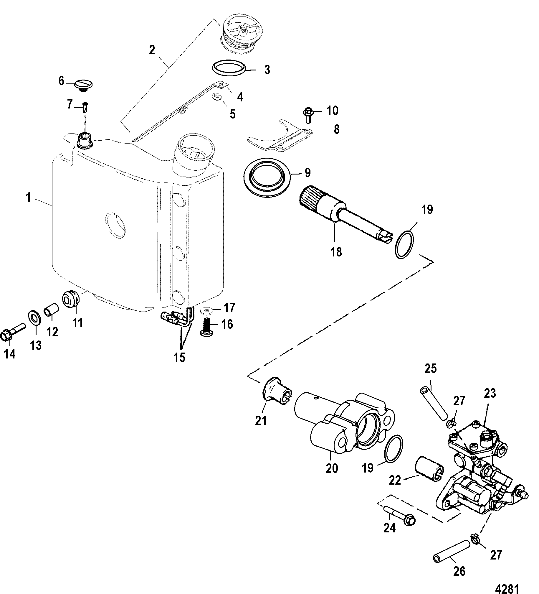 Oil Injection Components FOR MARINER / MERCURY 115/125 HP JET 80 4