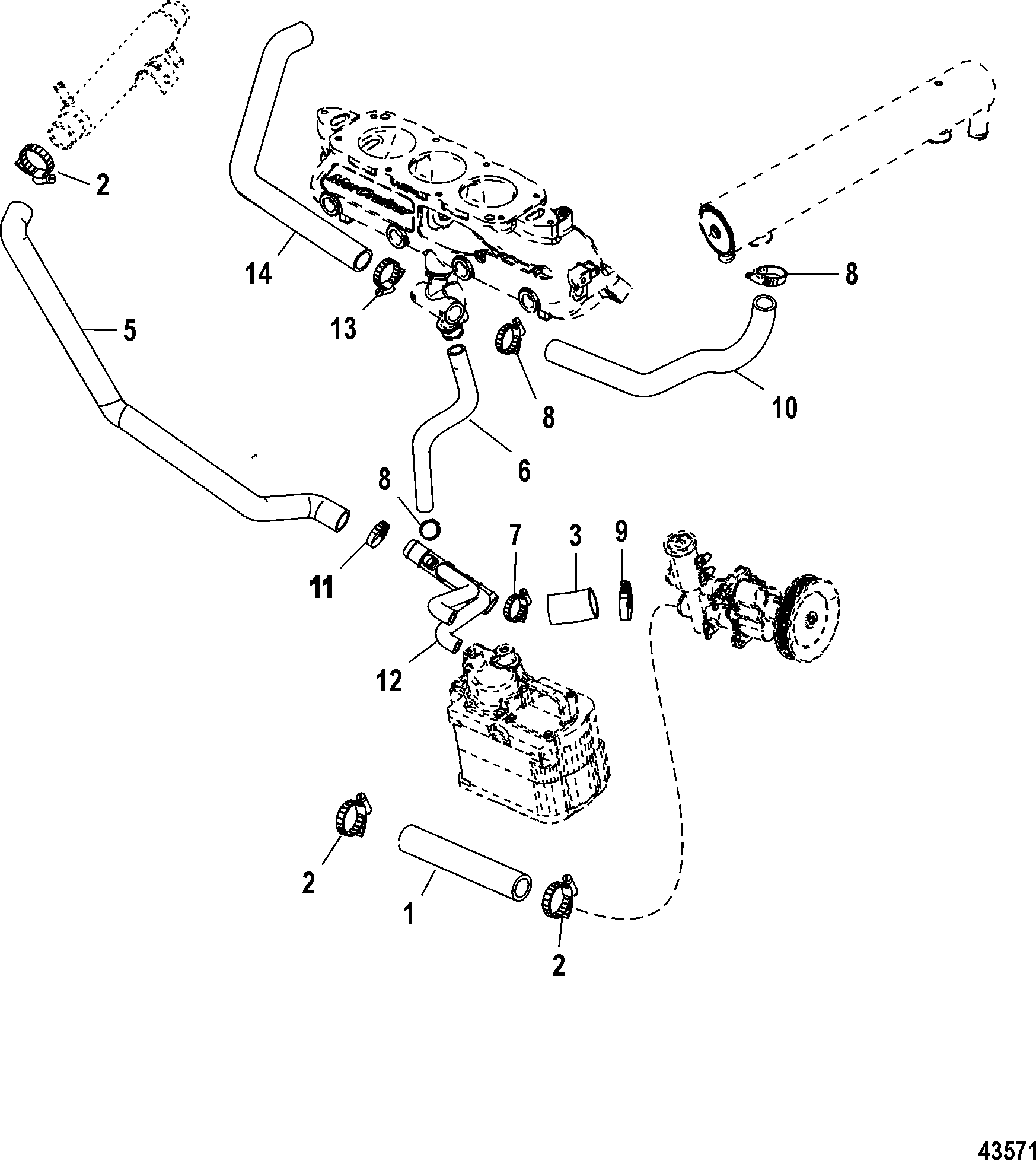 mercruiser raw water cooling system diagram Chicfer