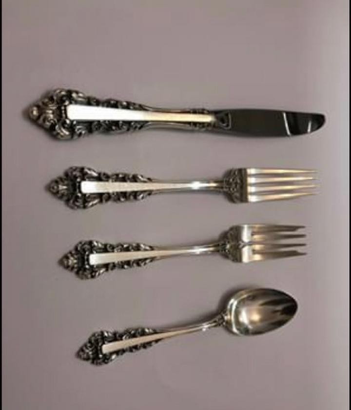 Medici by Gorham Sterling Silver Flatware Set for 12 Service 54 Pieces (Year 1971) Medici by Graham