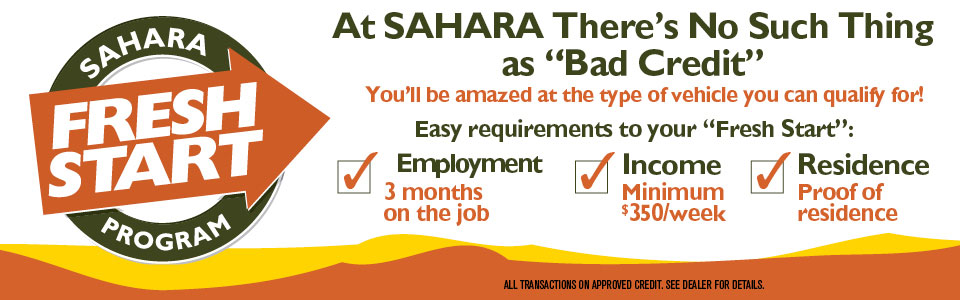 Bad Credit, No Credit Car Loans, Las Vegas, NV Sahara Chrysler, Dodge