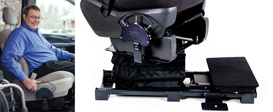 B&D Transfer Seats for Wheelchair Vans & Handicap Vehicles United Access