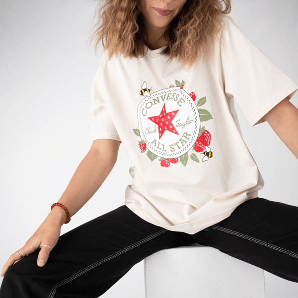 Converse Berries and Bees Tee Egret Journeys