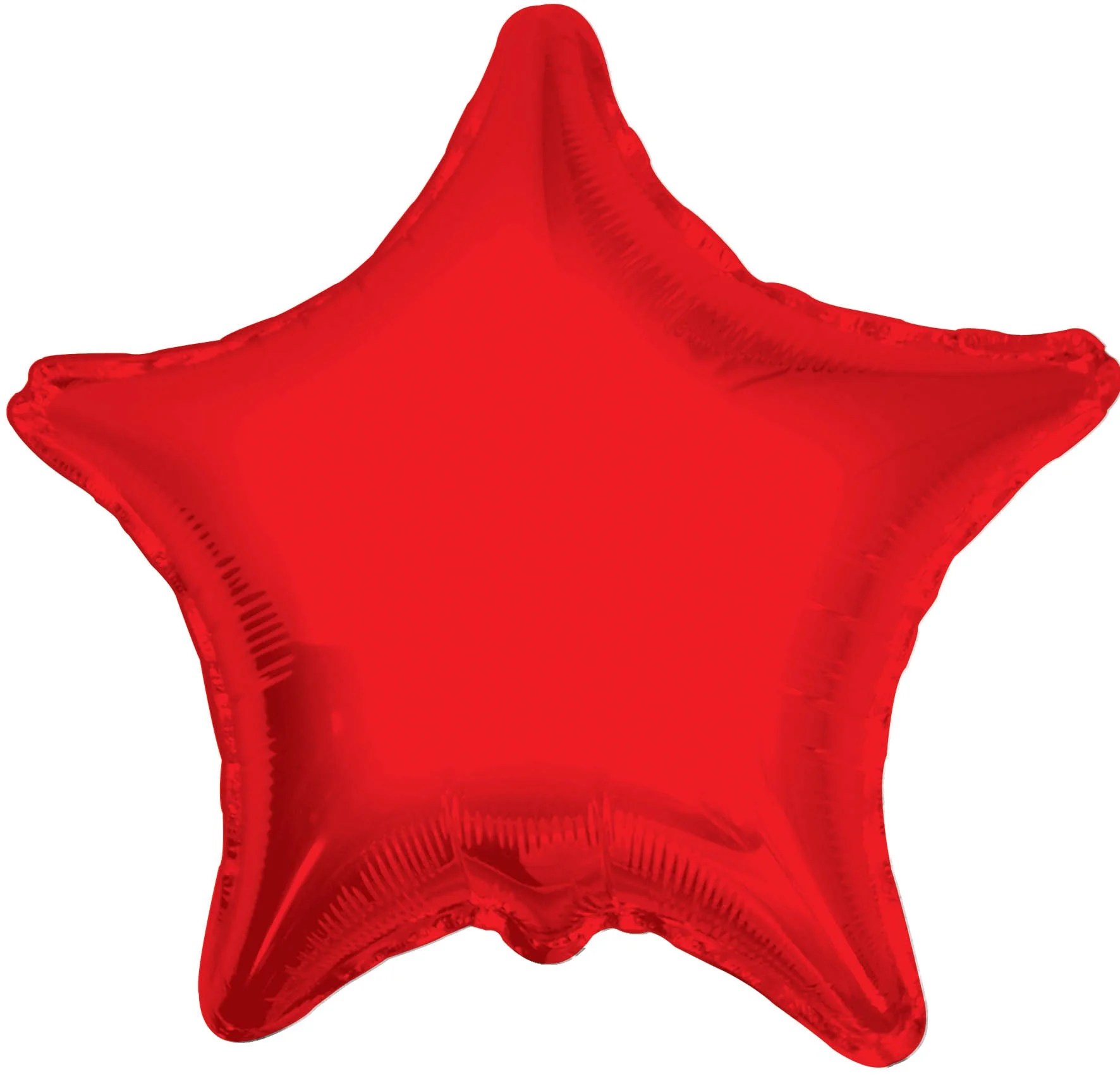 2side solid/star red 25's foil balloons Top Grade Products Inc.