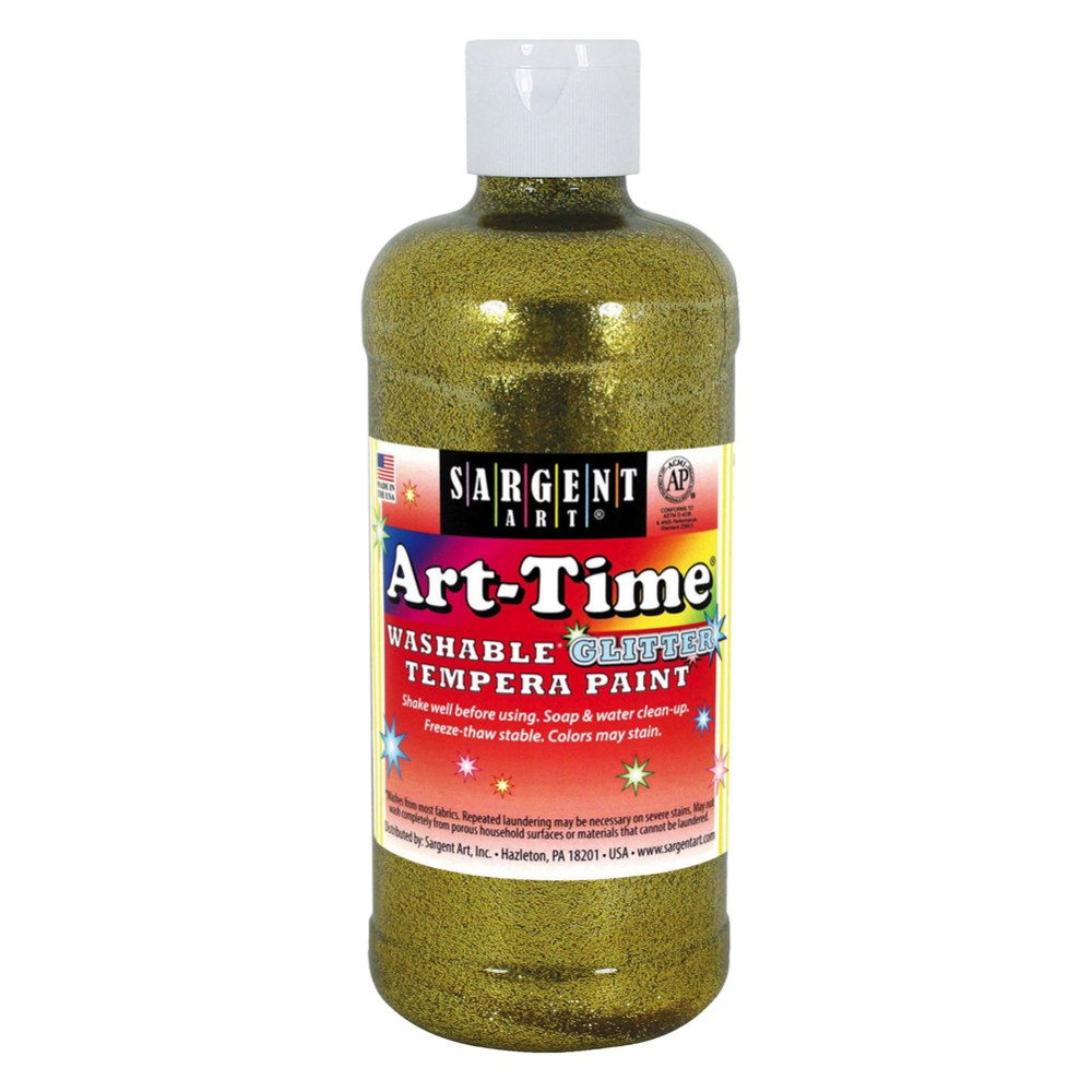 16 oz. Washable Glitter Tempera Paint