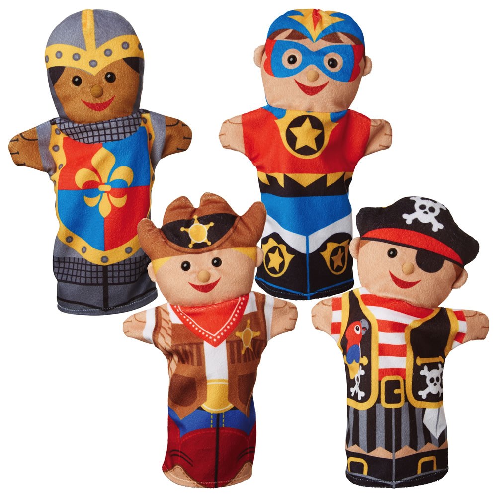 Bold Buddies Hand Puppets Set of 4