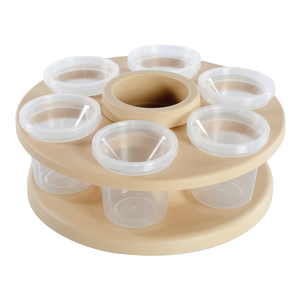 Spinning Tabletop Art Storage