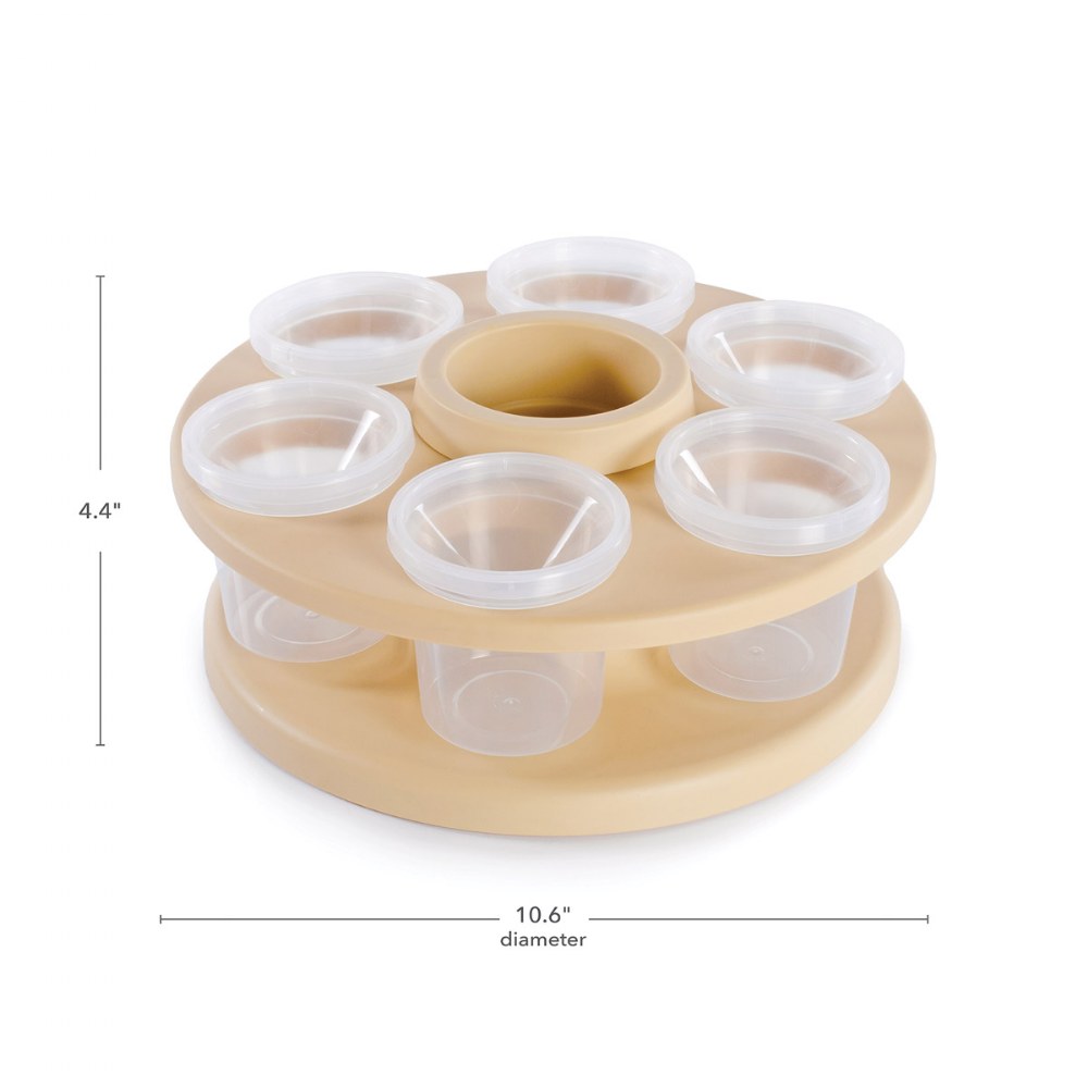Spinning Tabletop Art Storage