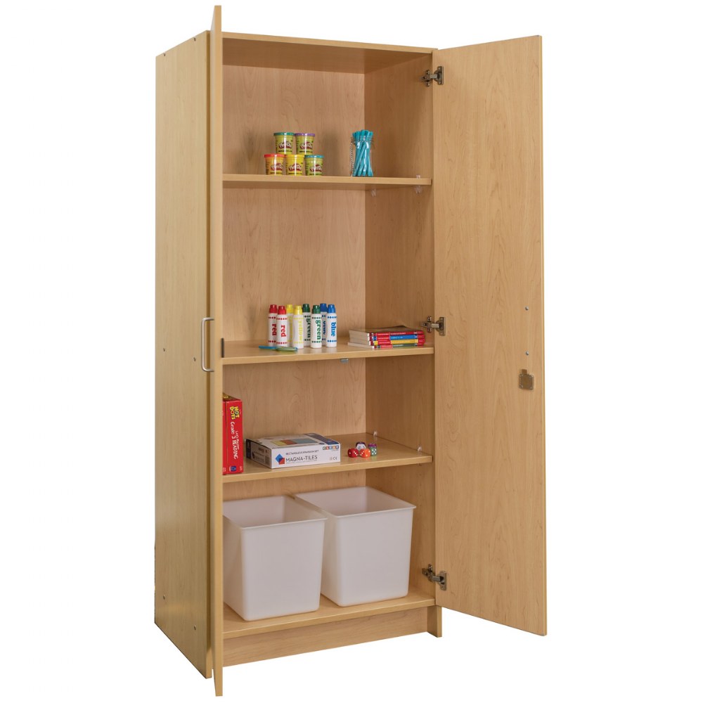 Nature Color 72" Teacher Storage Natural