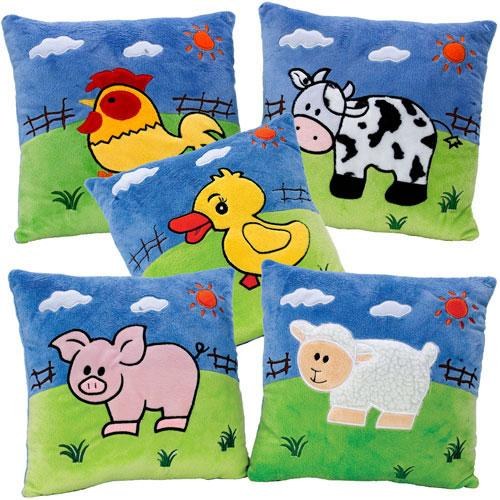 Farm Animal Pillows Set of 5