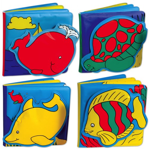 Ocean Animals Vinyl Books (Set of 4)