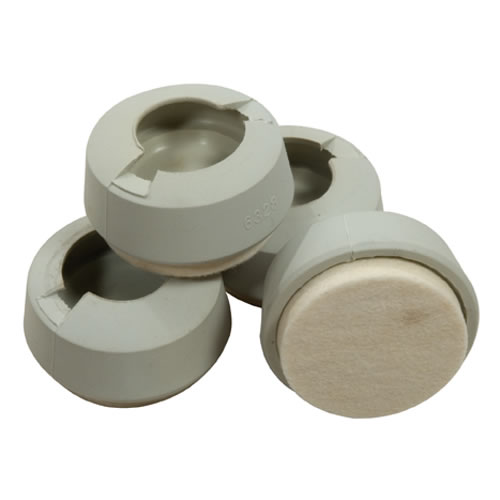 FlexiFelt™ Swivel Silence Sliders Chair Foot Covers