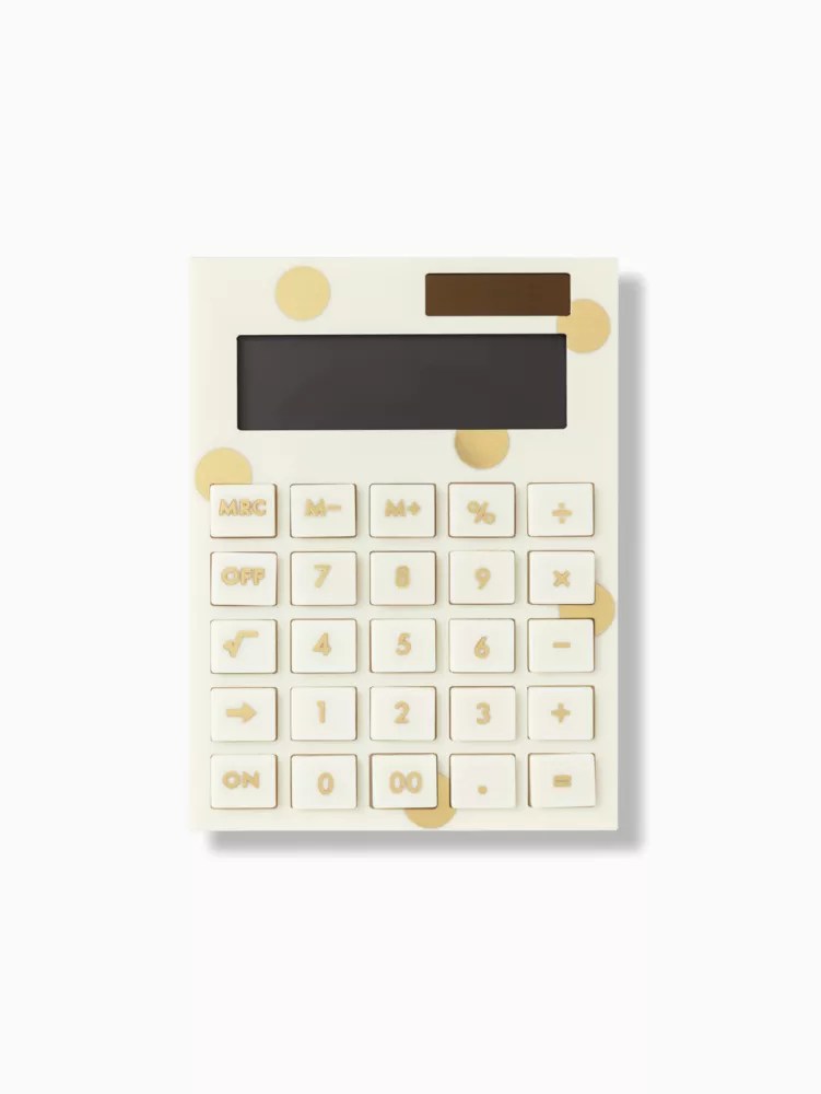 Gold Dot Calculator Kate Spade New York
