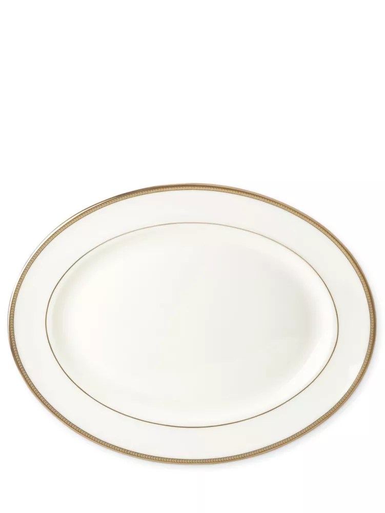 13" Sonora Knot Oval Platter Kate Spade New York