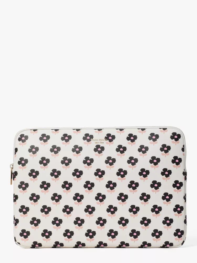 Block Floral Laptop Sleeve Kate Spade New York