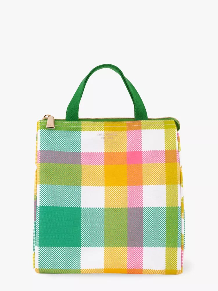 Garden Plaid Lunch Bag Kate Spade New York