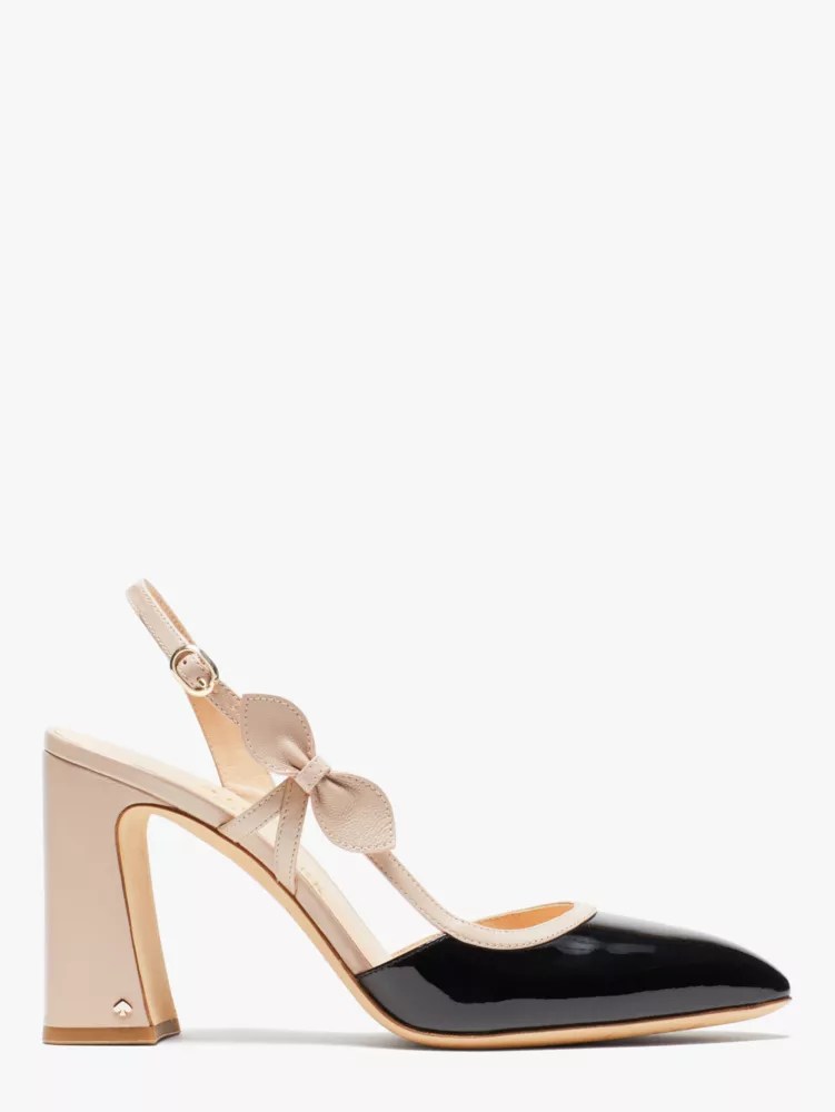 Women's black/pale vellum adelaide pumps Kate Spade New York