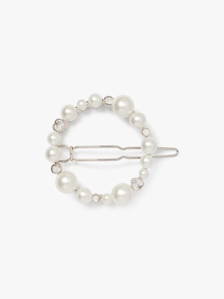 Pearl Caviar Round Barrette Kate Spade UK