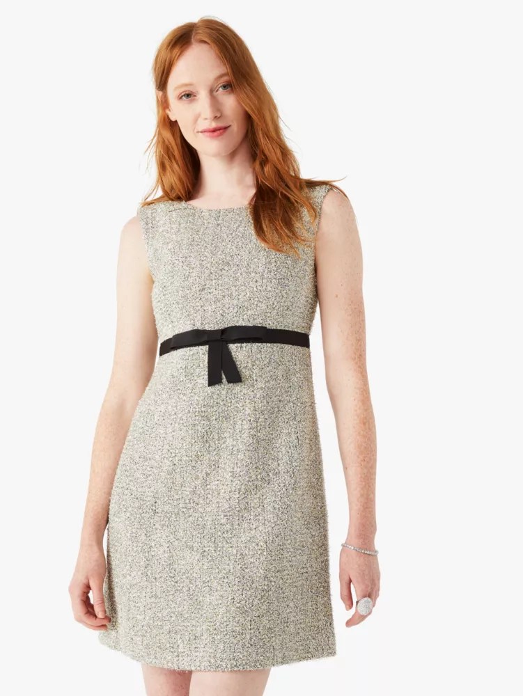 Metallic Tweed Dress Kate Spade New York