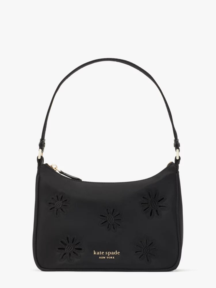 The Little Better Sam Embroidered Nylon Small Shoulder Bag Kate Spade