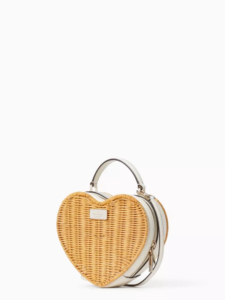 Love Shack Heart Wicker Crossbody Kate Spade Surprise