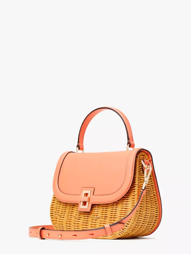 Total 81+ imagen kate spade wicker bag Abzlocal.mx