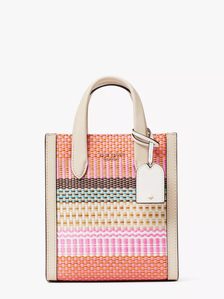 Manhattan Striped Mini Tote Kate Spade UK