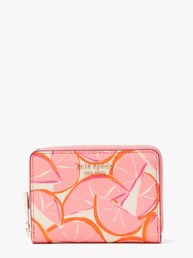 Spencer Grapefruit Zip Card Case Kate Spade UK