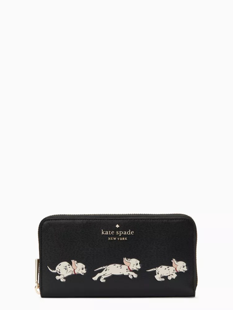 Disney X Kate Spade New York Large Continental 101 Dalmatians Wallet