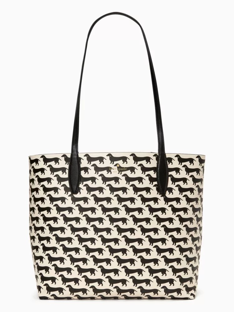 Arch Large Reversible Dachshund Tote Bag Kate Spade Surprise