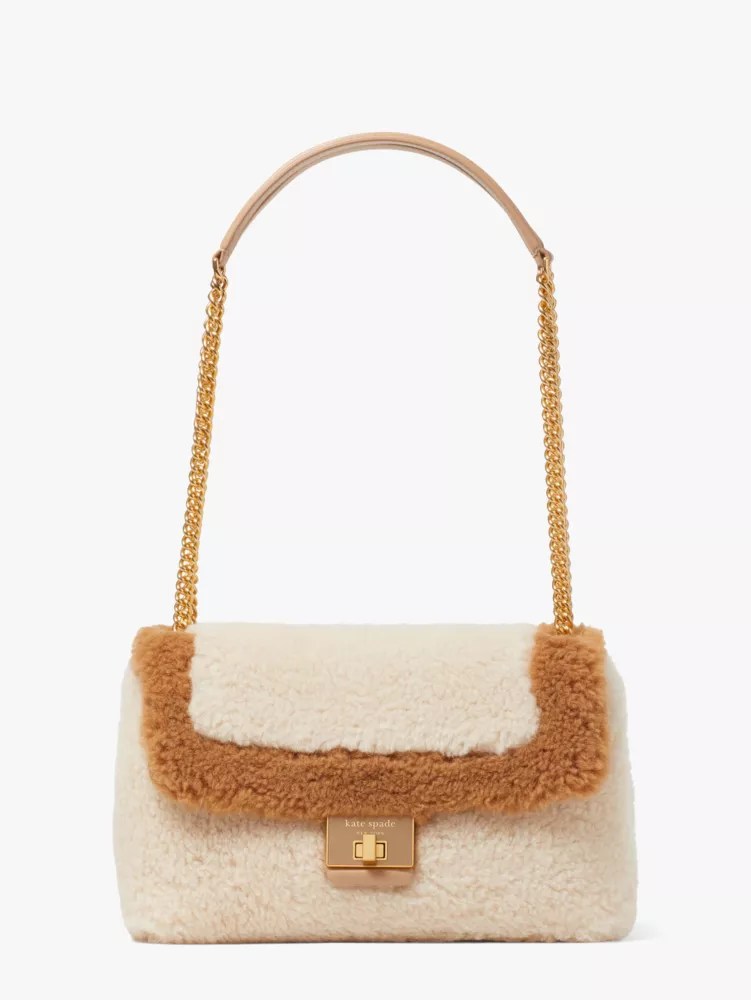 Total 54+ imagen kate spade fur tote Abzlocal.mx