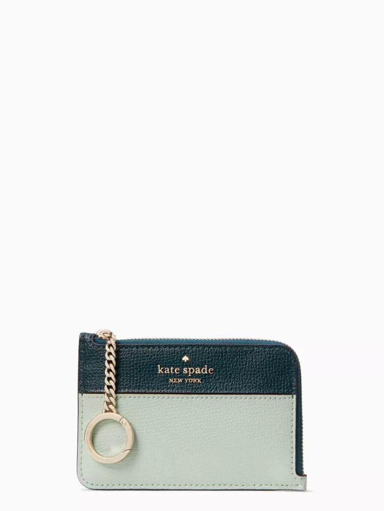 Total 83+ imagen kate spade zip card holder Abzlocal.mx