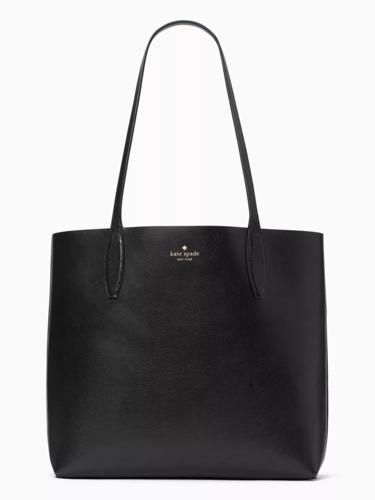 Top 42+ imagen kate spade big black purse Thptnganamst.edu.vn