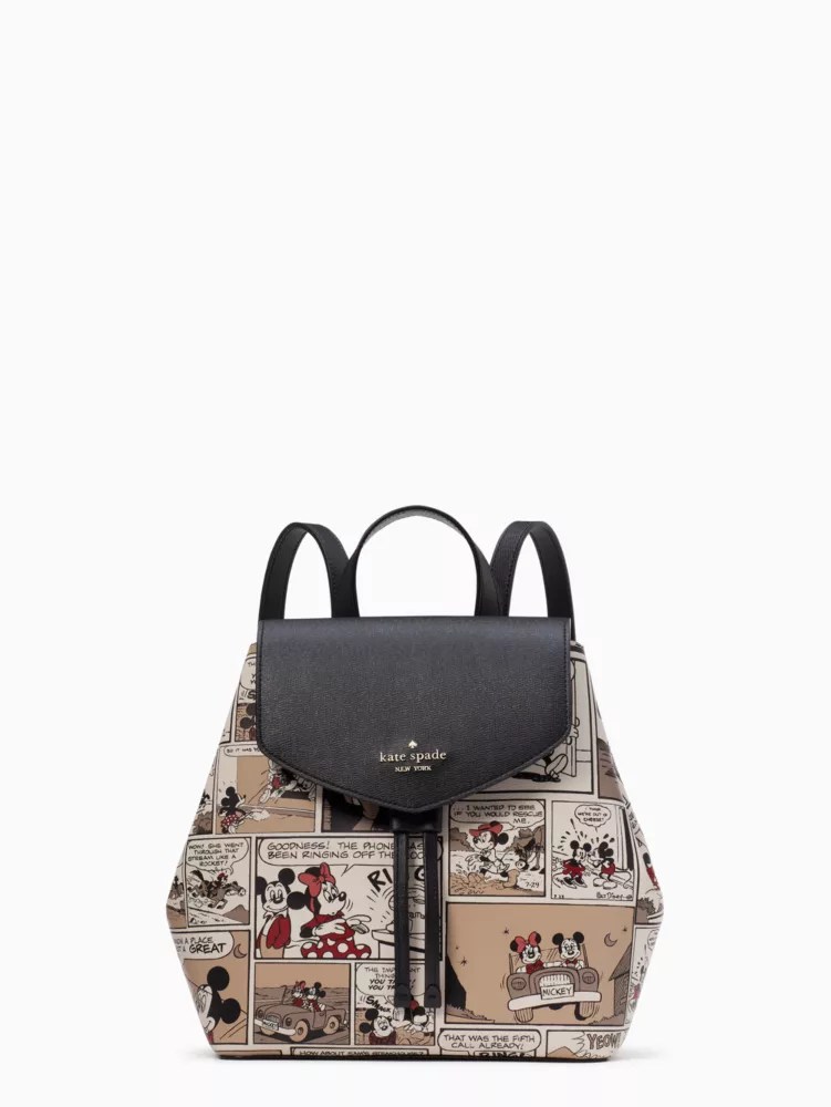 Disney X Kate Spade New York Minnie Mouse Flap Backpack Kate Spade