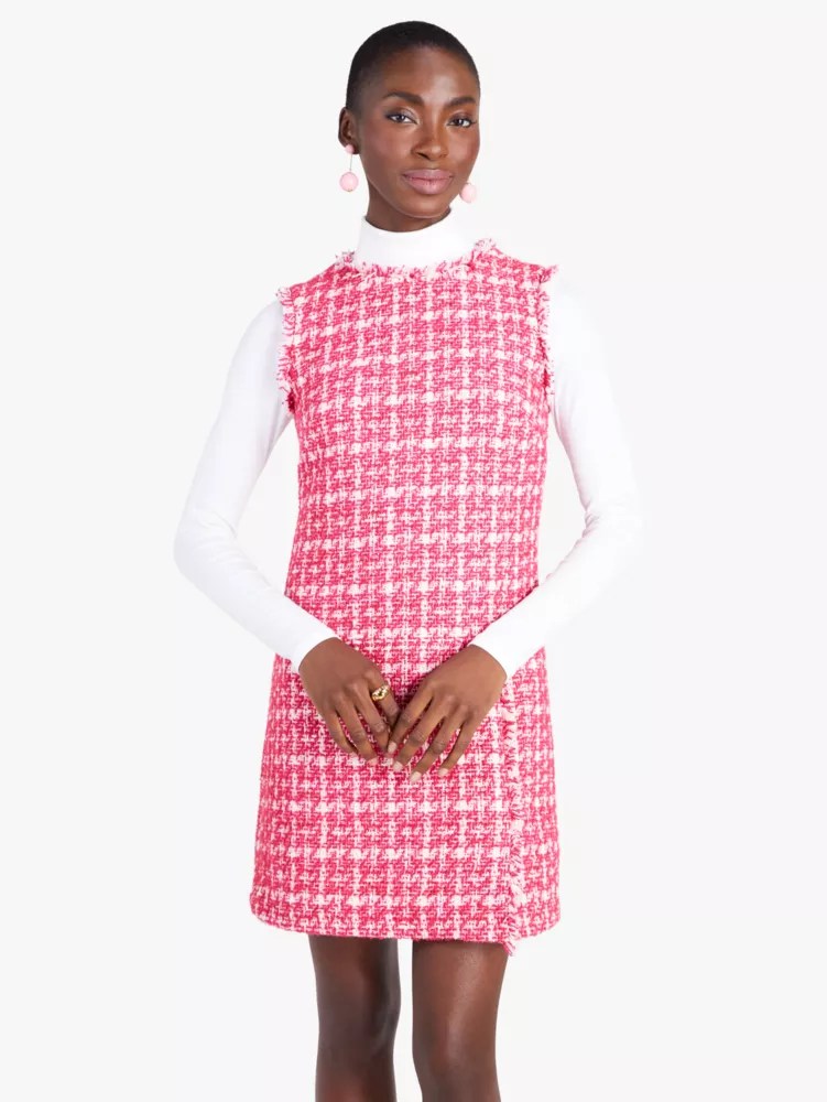 Plaid Tweed Dress Kate Spade New York