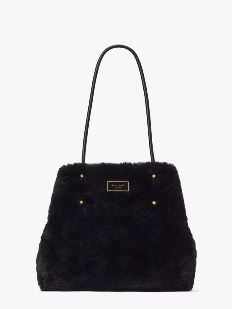 Total 54+ imagen kate spade fur tote Abzlocal.mx