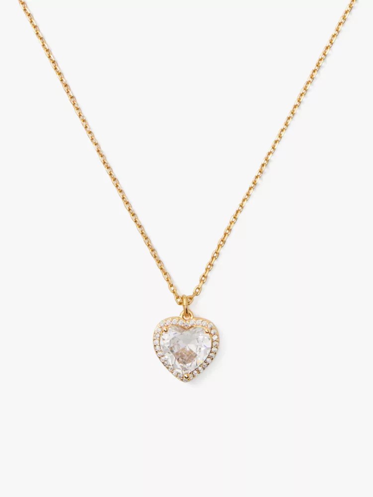 My Love Pavé Heart Pendant Kate Spade New York