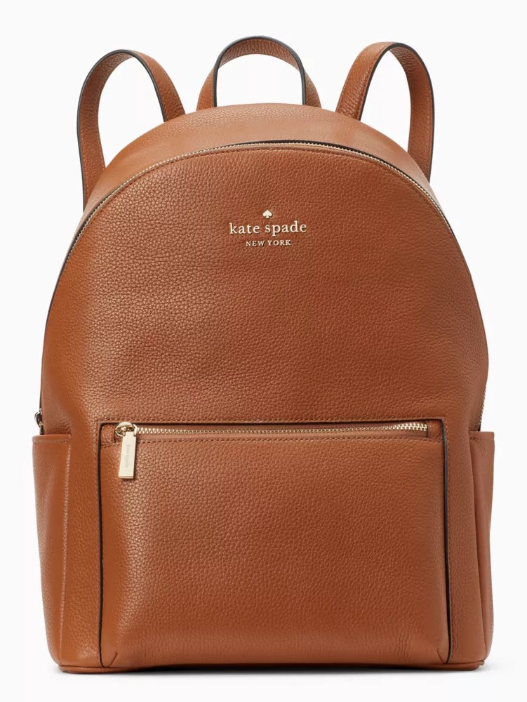 Leila Pebbled Leather Large Dome Backpack Kate Spade Surprise