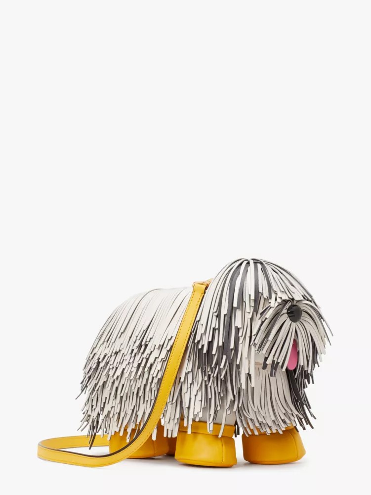 Showdog Fringed 3 D Dog Crossbody Kate Spade New York