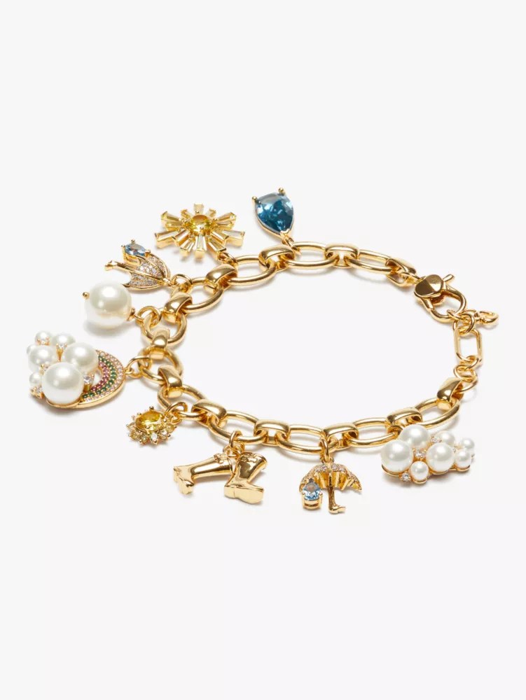 Rain Or Shine Charm Bracelet Kate Spade UK