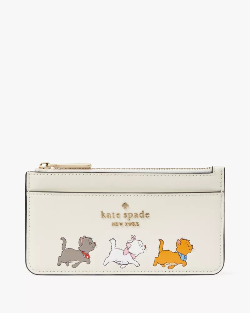 Disney X Kate Spade New York Aristocats Large Slim Card Holder Kate Spade Surprise