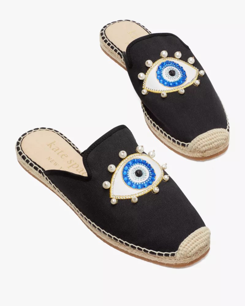 Azura Evil Eye Espadrille Mules Kate Spade New York