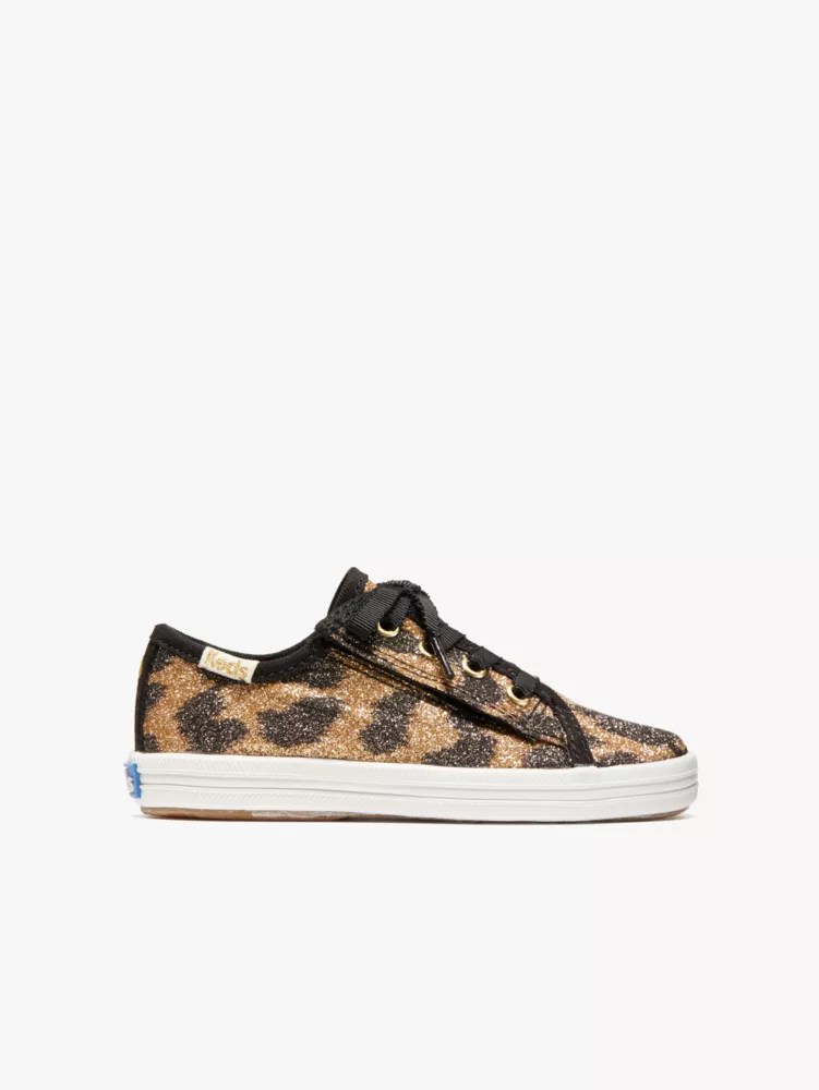 Keds Kids X Kate Spade New York Kickstart Glitter Leopard Toddler
